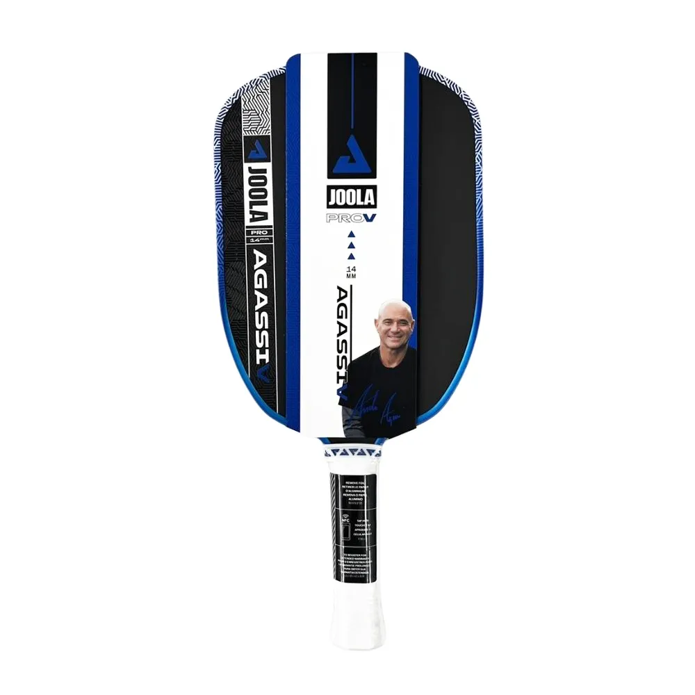 JOOLA全場網球背景型AGASSI PRO V AGASSI ROYAL 14mm匹克球拍藍(600589)