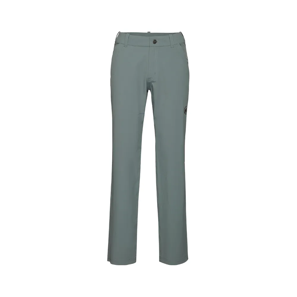 【Mammut 長毛象官方直營】Hiking V Pants Men 防曬彈性健行長褲 地層灰藍 男款 #1022-02520