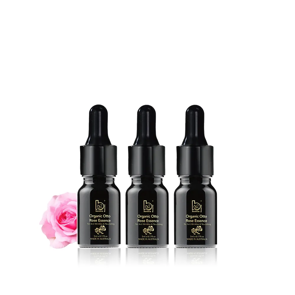 【Bonnie House 植享家】有機奧圖玫瑰原精5ml(三入組)