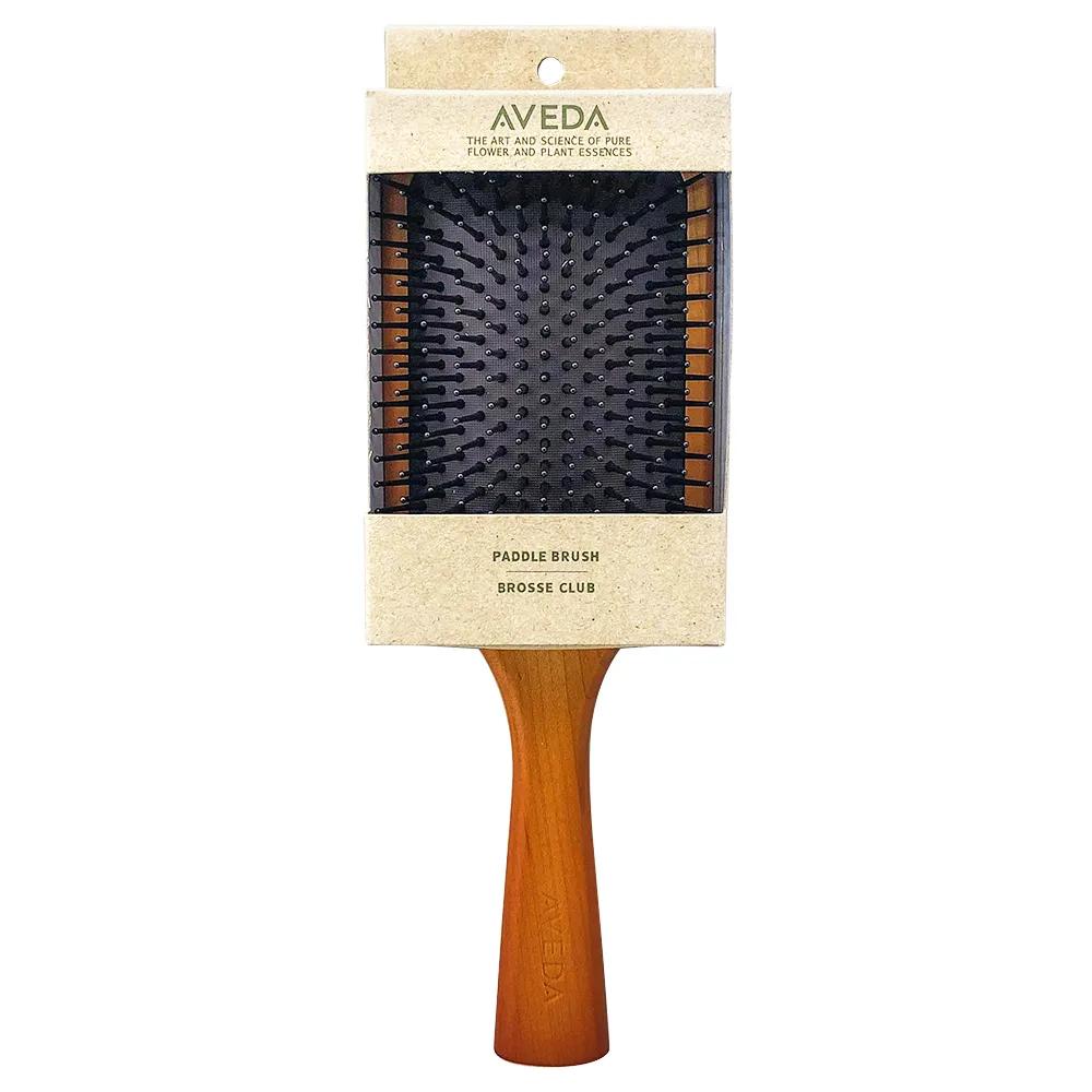 【AVEDA】木質氣墊按摩髮梳-大款 國際航空版