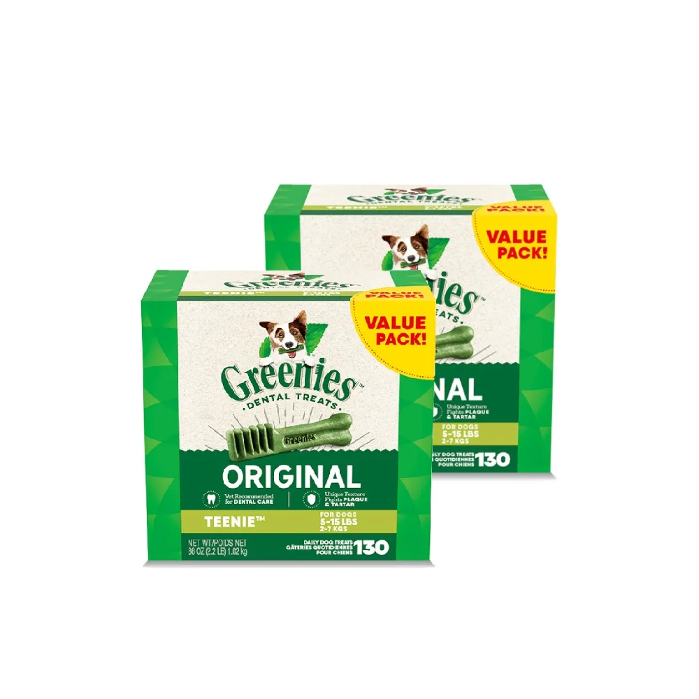 【Greenies 健綠】狗潔牙骨 原味 36oz 二入組(寵物/潔牙骨/狗食)