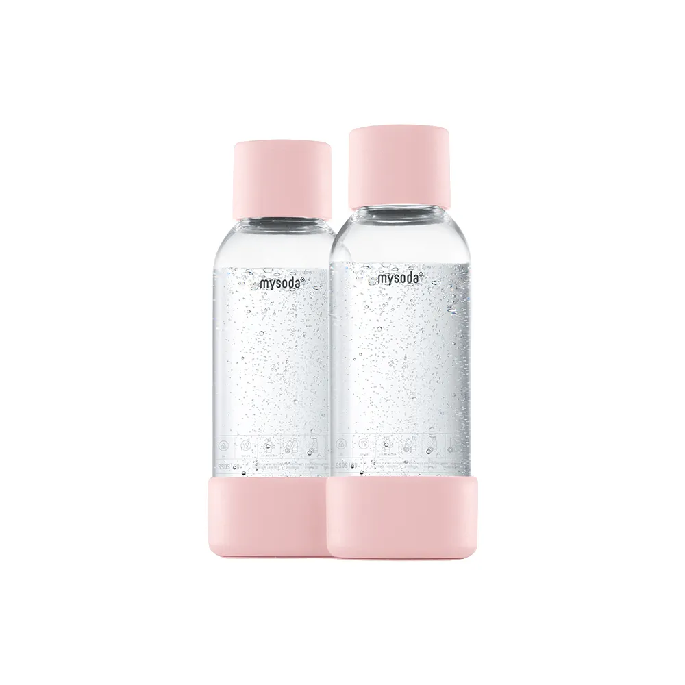 【mysoda芬蘭】500ml專用水瓶2入(粉色)