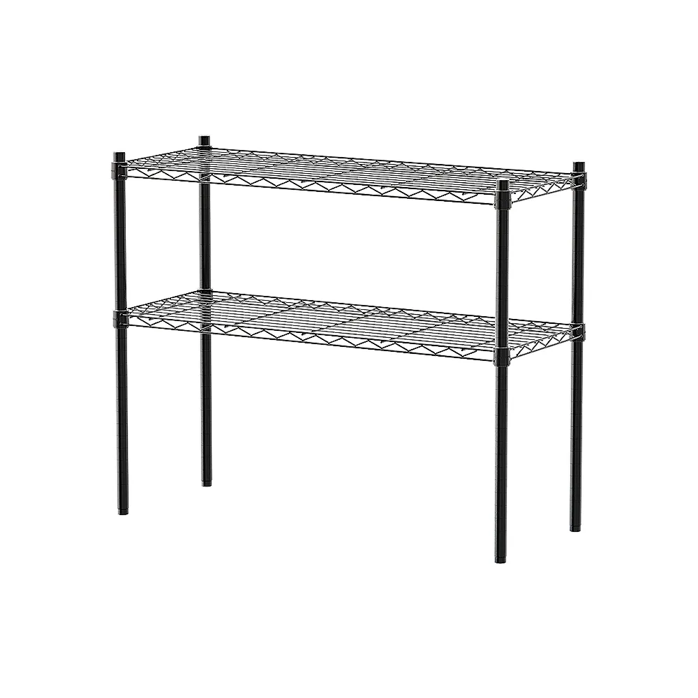 【dayneeds 日需百備】輕型 90x35x75公分 烤漆二層架 兩色可選(鐵力士架/收納層架/鞋架/展示架/層架/鐵架)