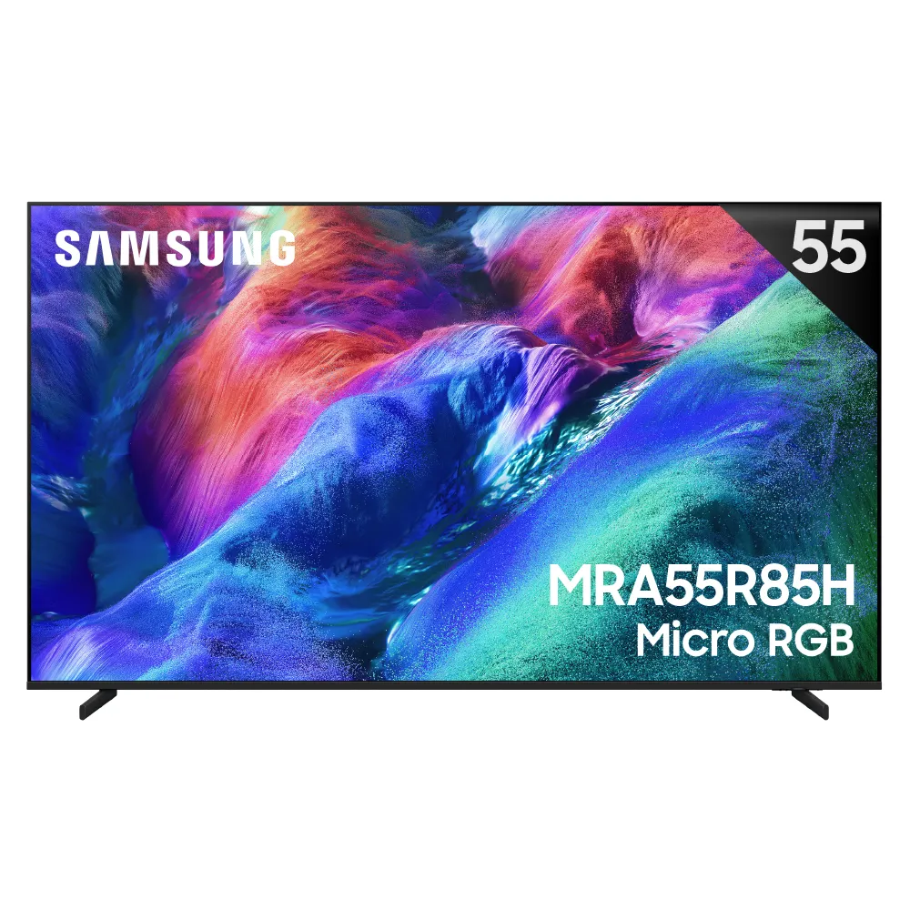 【Samsung 三星】55型4K Micro RGB 144Hz AI智慧顯示器(MRA55R85HAXXZW)含基本安裝 55R85H