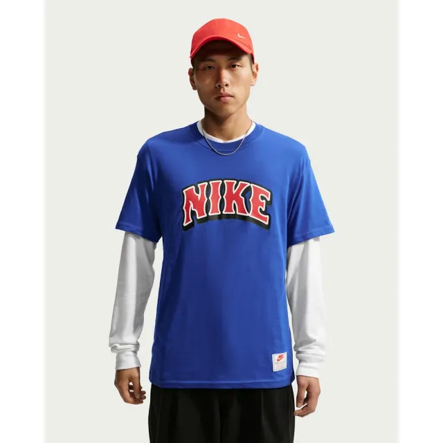 【NIKE 耐吉】短袖上衣 男 AS U NSW TEE LSE BBALL DUNK 運動 休閒 寬鬆 藍 (IM9340417)