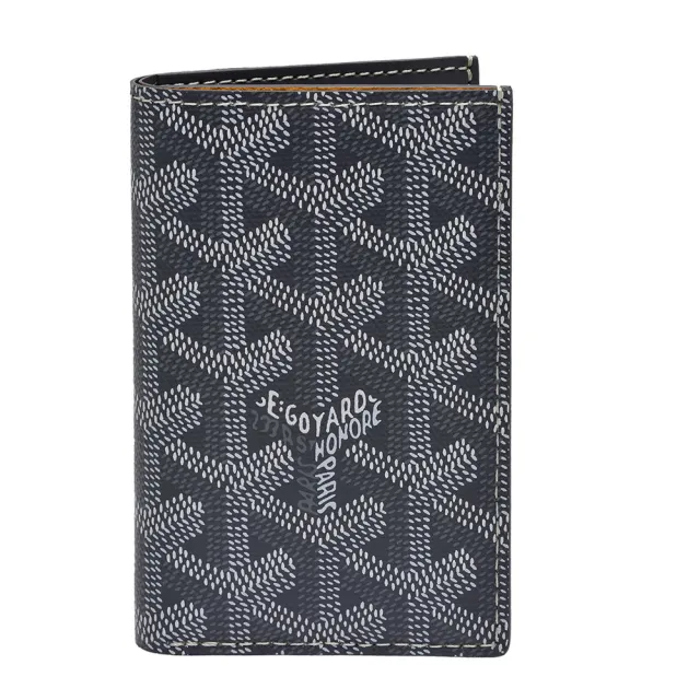 【GOYARD 高雅德】經典SAINT-PIERRE手工帆布摺疊萬用卡夾(灰色)