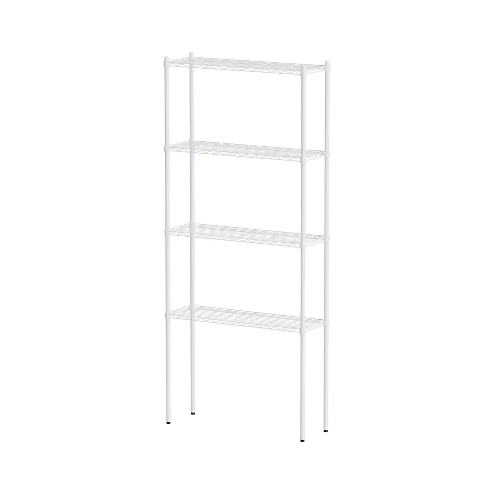 【dayneeds 日需百備】輕型 90x30x210公分 烤漆四層架(鐵力士架/收納層架/鞋架/展示架/層架/鐵架)