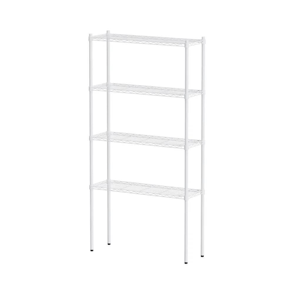 【dayneeds 日需百備】輕型 90x30x180公分烤漆四層架(鐵力士架/收納層架/鞋架/展示架/層架/鐵架)