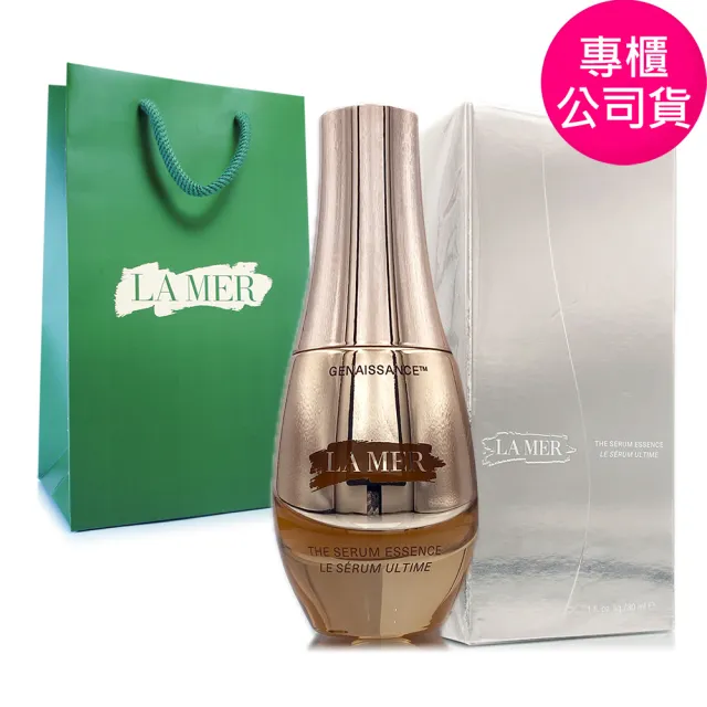 【LA MER 海洋拉娜】創世紀原晶逆時金萃30ml - 贈手提袋(專櫃公司貨)