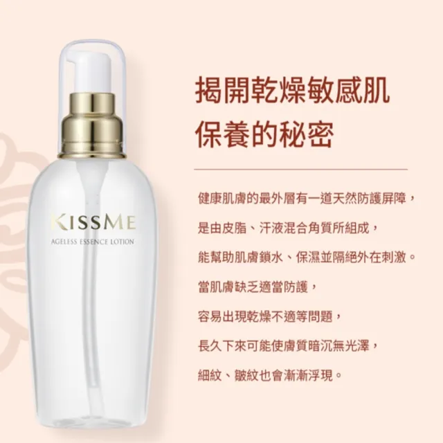 【KISSME 奇士美】煥妍金萃保濕必敗組(化粧水200ml+柔軟乳液200ml)