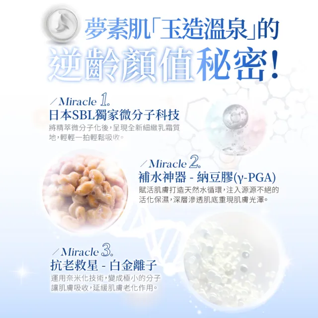 【夢素肌】玉造亮白保濕乳 30g(3入)