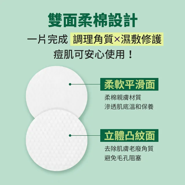 【曼秀雷敦】官方直營 Acnes積雪草舒緩修護棉片 70片 3入(舒緩痘肌不適 平衡油脂 溫和煥膚)