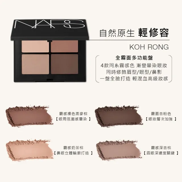 【NARS】官方直營 4色眼彩盤(任選) 愛地球組