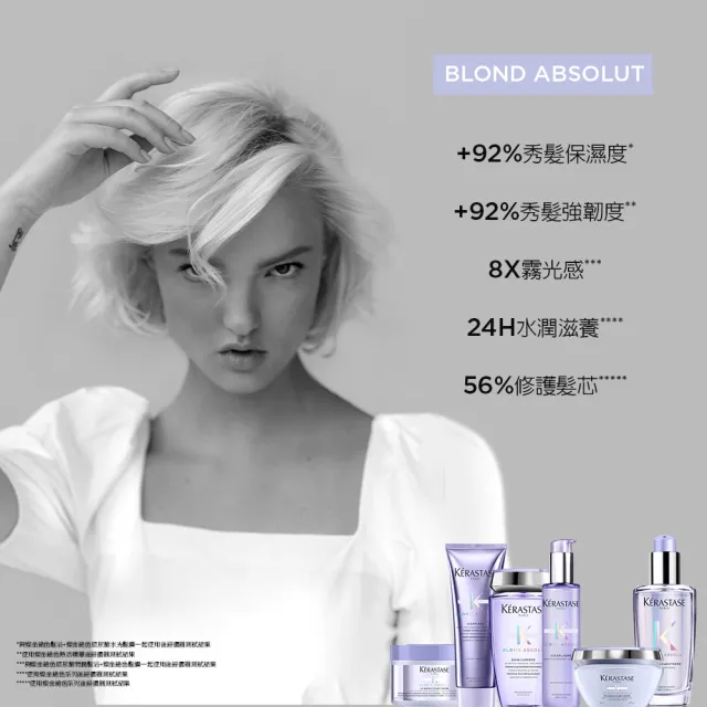 【KERASTASE 巴黎卡詩】靜夜賦活精華90ml(去黃/矯色/染後/染髮推薦/卡詩小紫瓶)