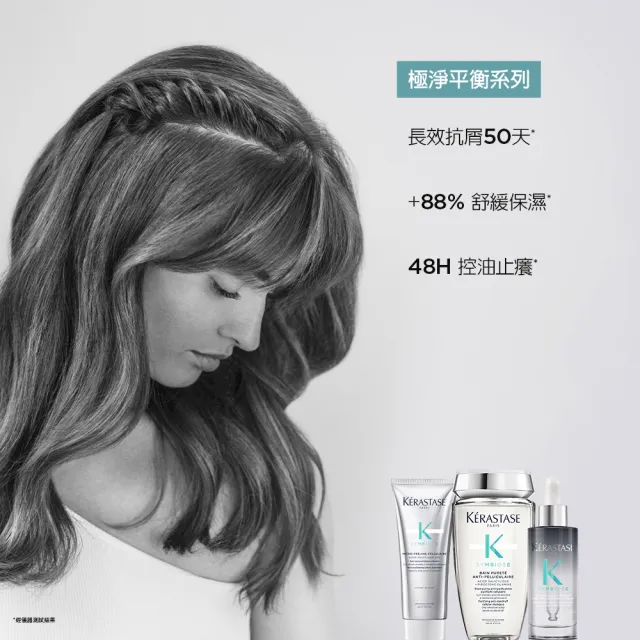 【KERASTASE 巴黎卡詩】極淨平衡髮浴250ml雙入組(去屑/控油/舒緩/保濕/洗髮精)
