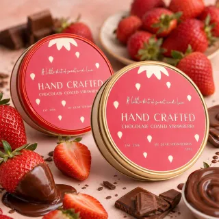 【MyDearStrawberries】超薄層手工黑巧白巧草莓2盒優惠組 每盒10入獨立袋裝(草莓巧克力/送禮推薦/伴手禮)