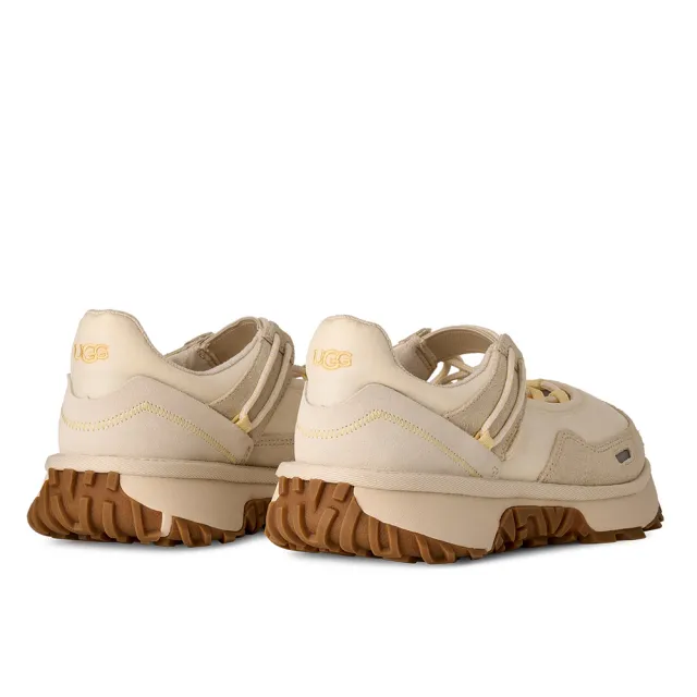 【UGG】休閒鞋 女鞋 芭蕾式休閒鞋 瑪莉珍鞋 RetroFi Low Ballet Sneaker 茉莉花白 UG1184511JSM