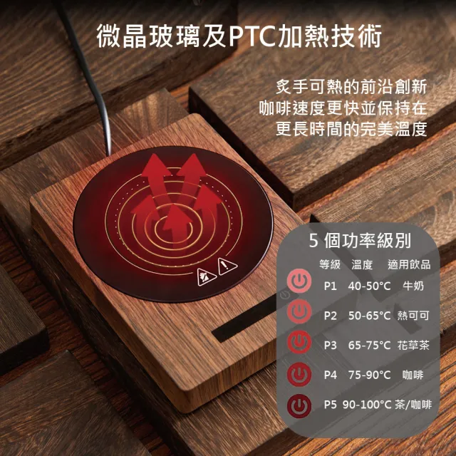 【GAARii】JF 加熱杯墊 微晶爐 恆溫杯墊 暖杯墊 加熱器 保溫杯墊