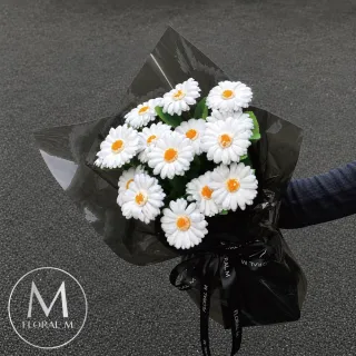 【Floral M】最好的祝福質感非洲菊大型香水花束(情人節花束/告白禮物/求婚花束/香水花束/生日花束)