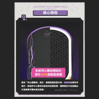 【Luzz】Chris Haworth簽名款 2026 Glider滑翔機匹克球拍 Pickleball Paddle 碳纖維 USAP認證 UPA-A