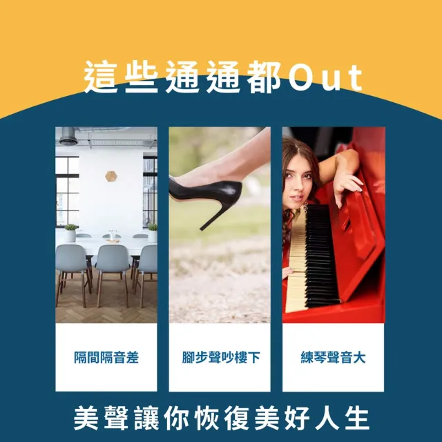 【德國MAYVOICE美聲】隔音毯PRO(隔音減震墊/隔音地毯/木地板隔音墊)