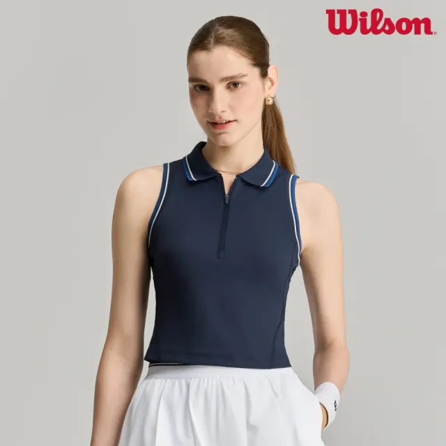 【WILSON】Classic Tank Classic Navy 女款 服飾 運動背心 海軍藍 WE00273U001002