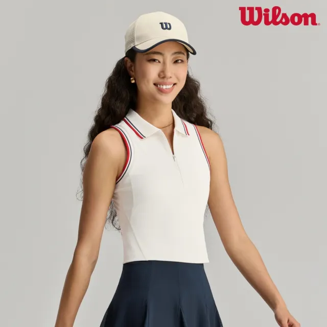 【WILSON】Classic Tank Sandrift 女款 服飾 運動背心 白色 WE00273W002001