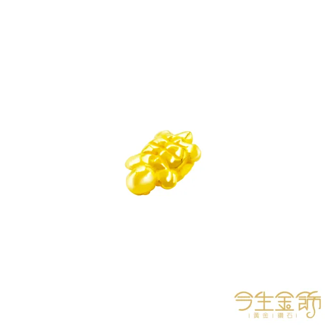 【今生金飾】1公克咬錢金龜-單顆入/組(黃金豆系列)
