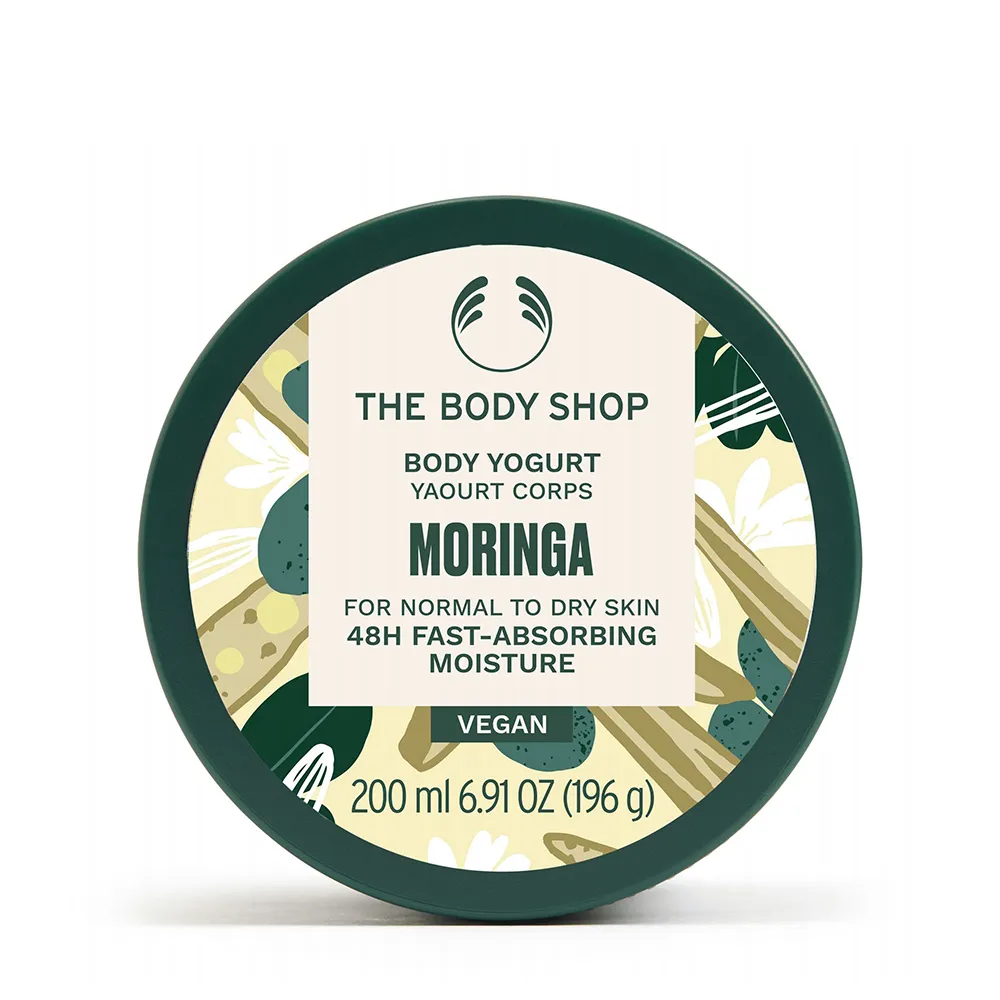 【THE BODY SHOP 美體小舖】辣木籽更新美肌優格-200ML(潤膚乳/身體乳)