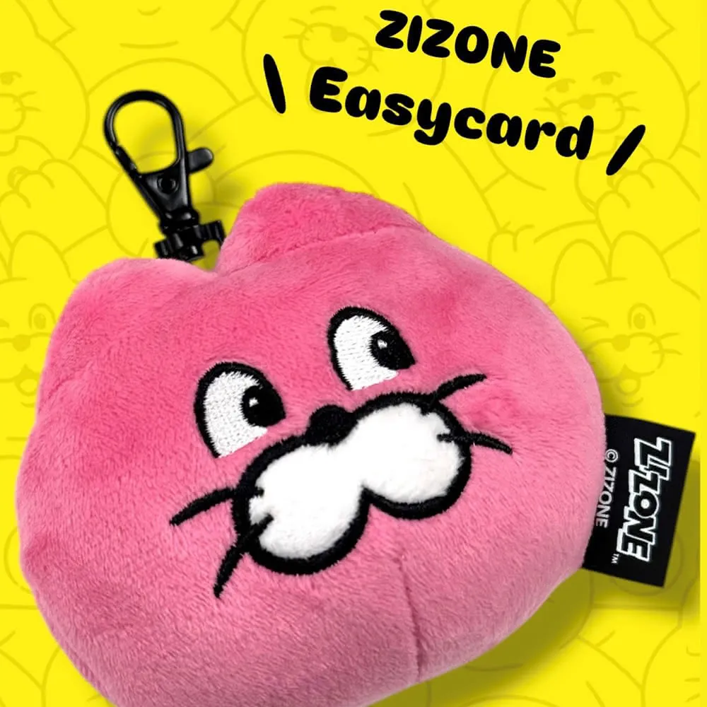 【Easycard 悠遊卡】代銷 ZIZONE SuperCard絨毛大頭造型悠遊卡(ZIZONE)