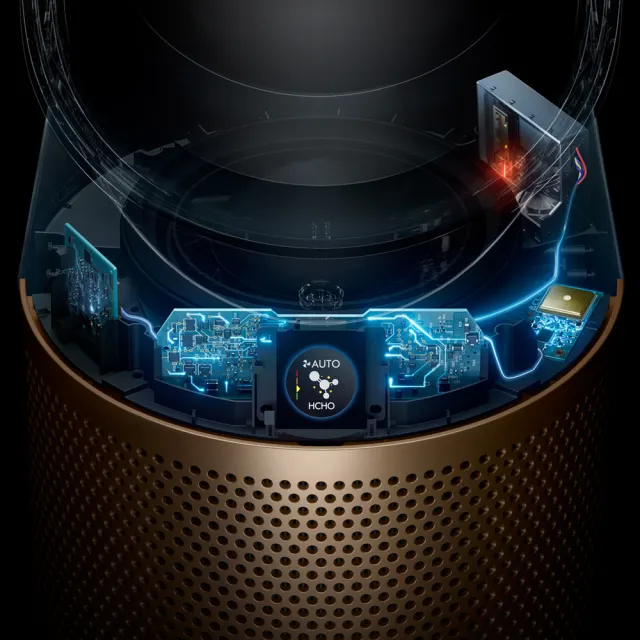 【dyson 戴森】TP12 Purifier Cool De-NOx 二合一甲醛NOx偵測涼風空氣清淨機(白金色)