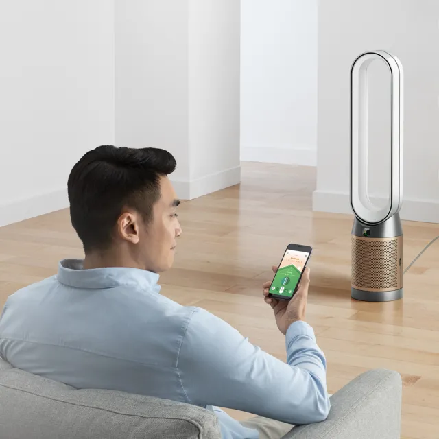 【dyson 戴森】TP12 Purifier Cool De-NOx 二合一甲醛NOx偵測涼風空氣清淨機(白金色)