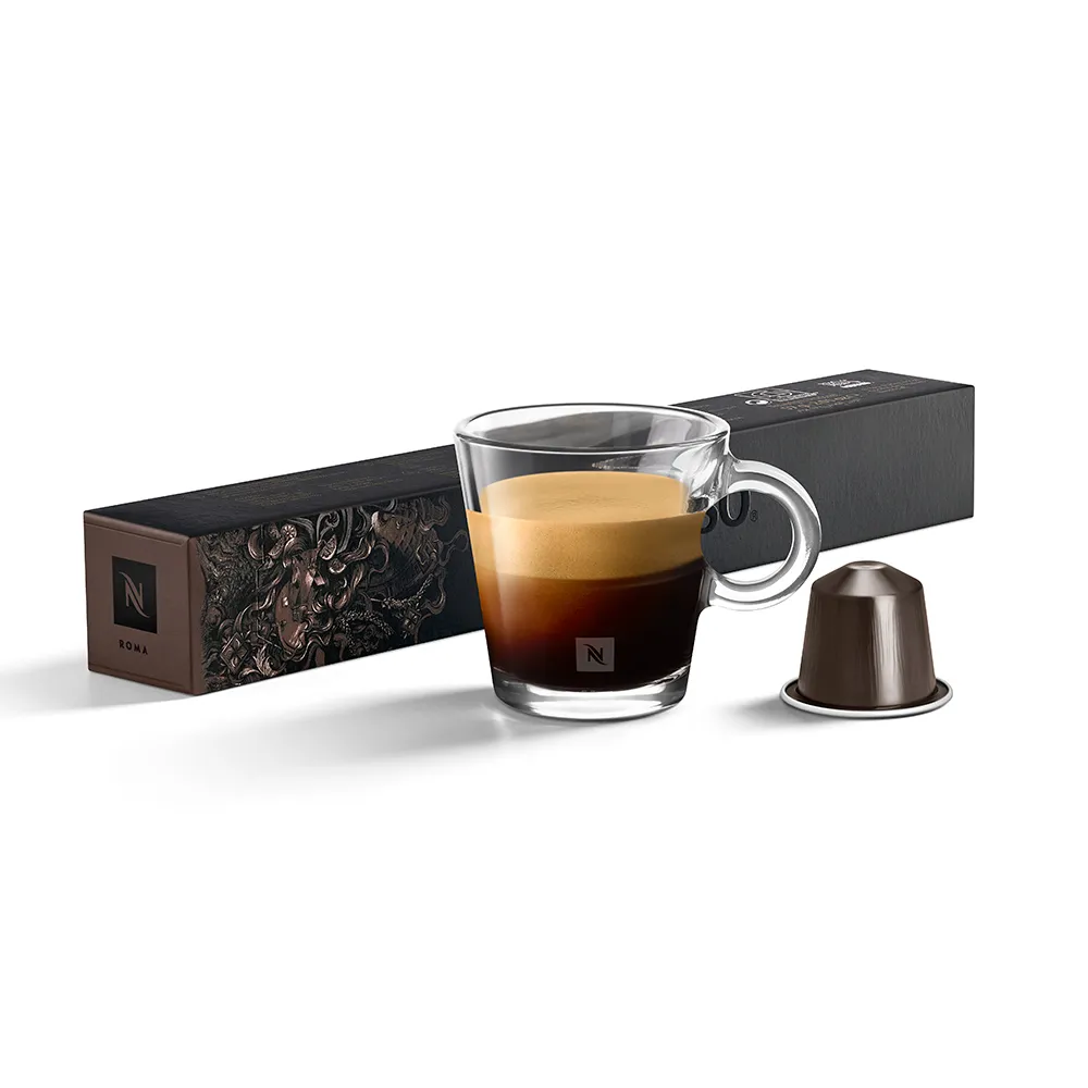 【Nespresso】Ispirazione Roma義式經典羅馬咖啡膠囊_細緻經典(10顆/條;僅適用於Nespresso膠囊咖啡機)