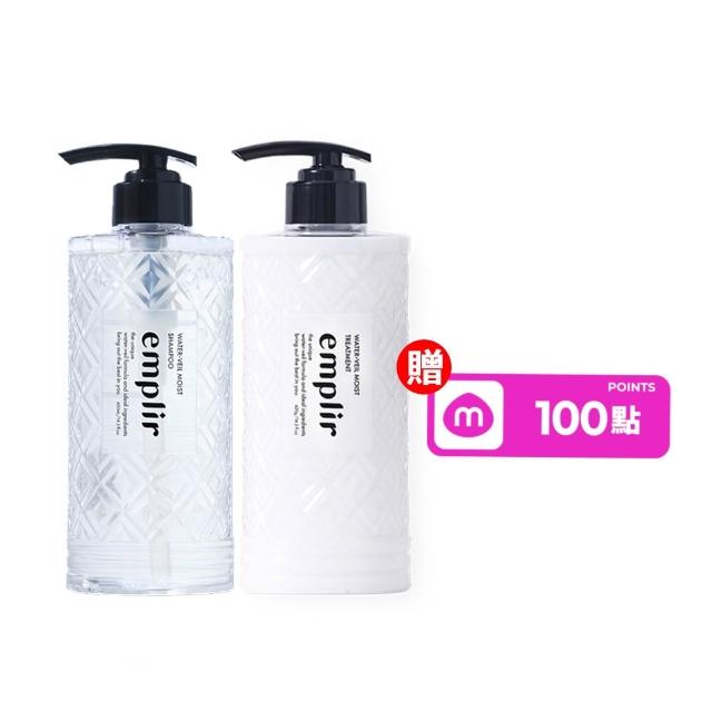 【emplir】安珀麗水光洗髮護髮1+1超值組(洗髮精420mL+護髮素420mL)