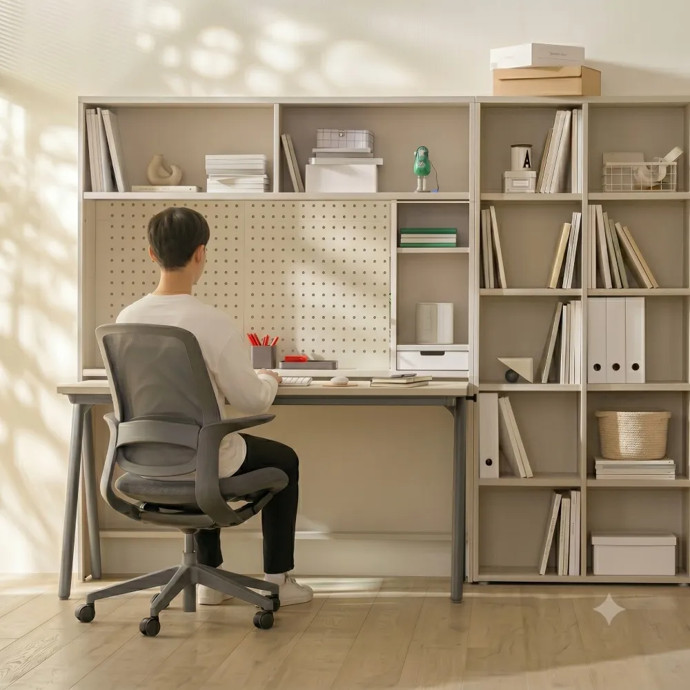 【iloom 怡倫家居】ROY MONO 書櫃書桌組 網路獨家(櫃子 書櫃 收納櫃 書桌 電腦桌 桌子 學生書桌 辦公桌)