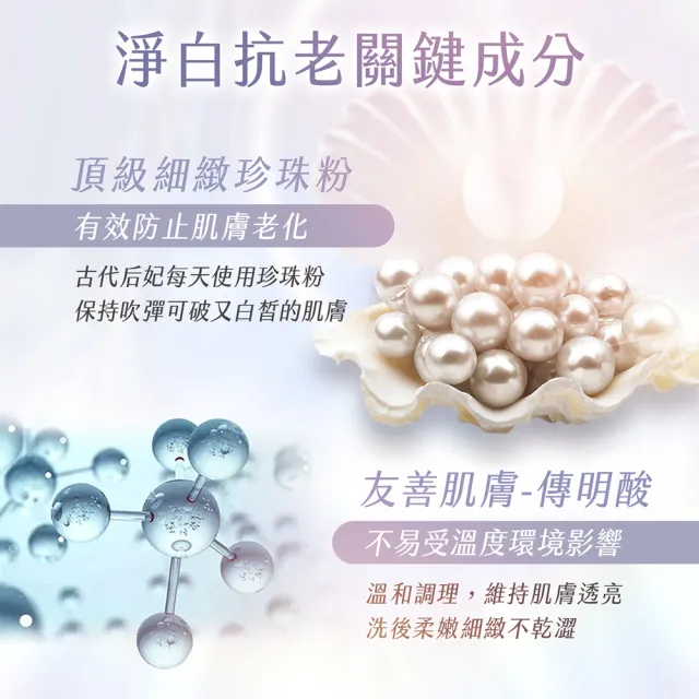 【AMIINO 安美諾 】珍珠淨白皂120g 2入組(溫和低敏/香皂/珍珠粉)