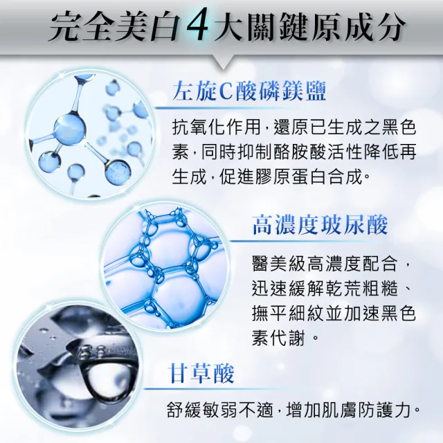 【杏輝】高濃縮玻尿酸美白液(3入組)
