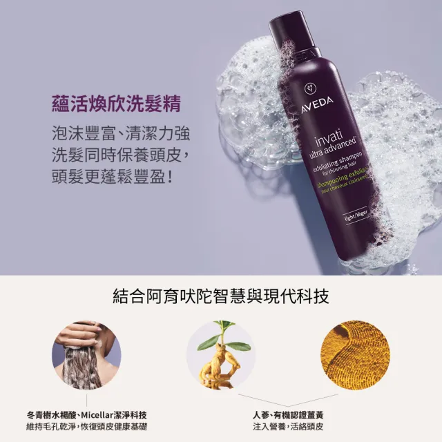 【AVEDA】愛在這禮1＋1自選組(蘊活煥欣/蘊活淨瑕/花植結構/蘊活光萃 6款任選＋頭皮護理小髮寶 任選)