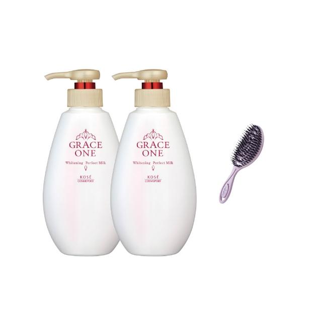 【KOSE 極上活妍】極上活妍緊緻淨斑美容液230ml-2入(美白身體乳液/保濕乳液/淡斑精華)