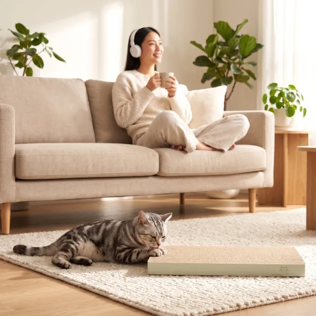 【maison choupette】貓野仙蹤 2組入多貓家庭貓抓板_長款森林系列_ 耐抓不易掉屑