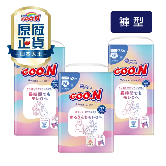 【GOO.N】日本大王New Goo.n日本境內版極緻防漏 褲型M-XL(跳跳褲)
