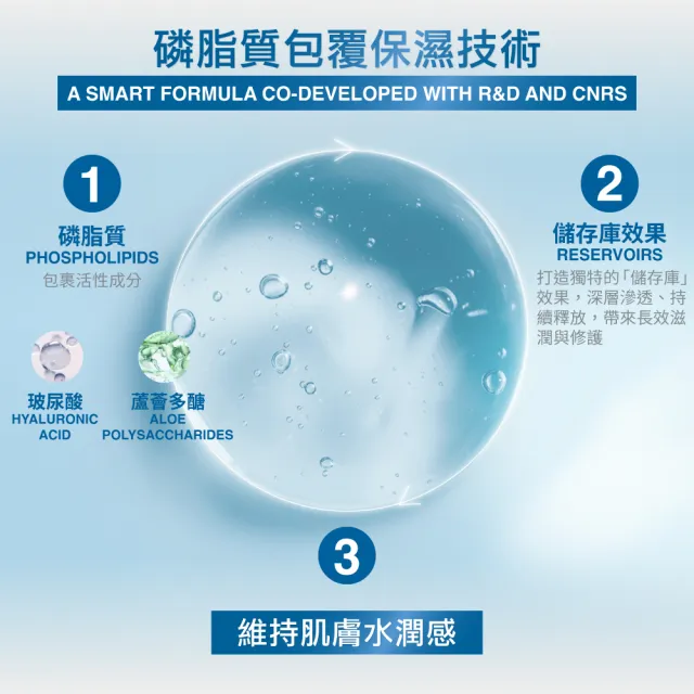【Avene 雅漾】官方直營 水光加倍組(50mlx2入)