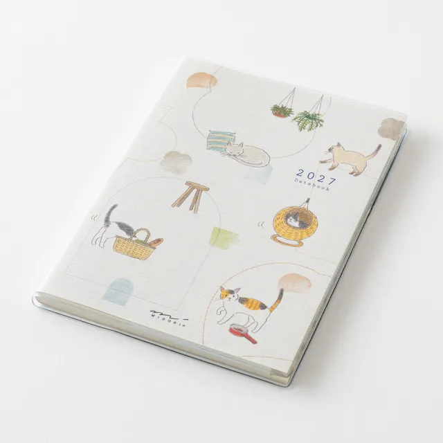 【MIDORI】Pocket Diary 2027手帳(月雙週A6)