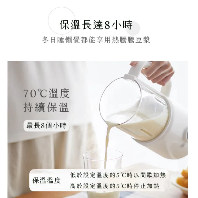 【日本APIXINTL 安本素】《歐豆匠》多功能冷熱營養調理機 豆漿機 破壁機(AO-MOB06)