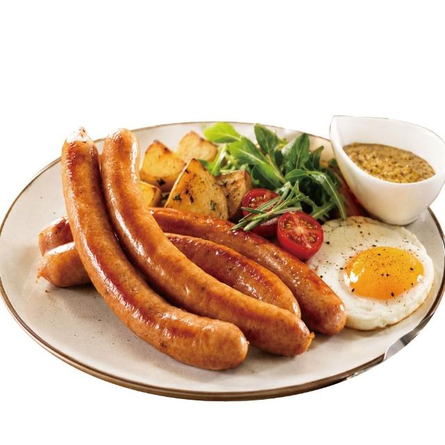 【約克街肉舖】台灣國產德式香腸3包（50g±10％/支/6支1包)