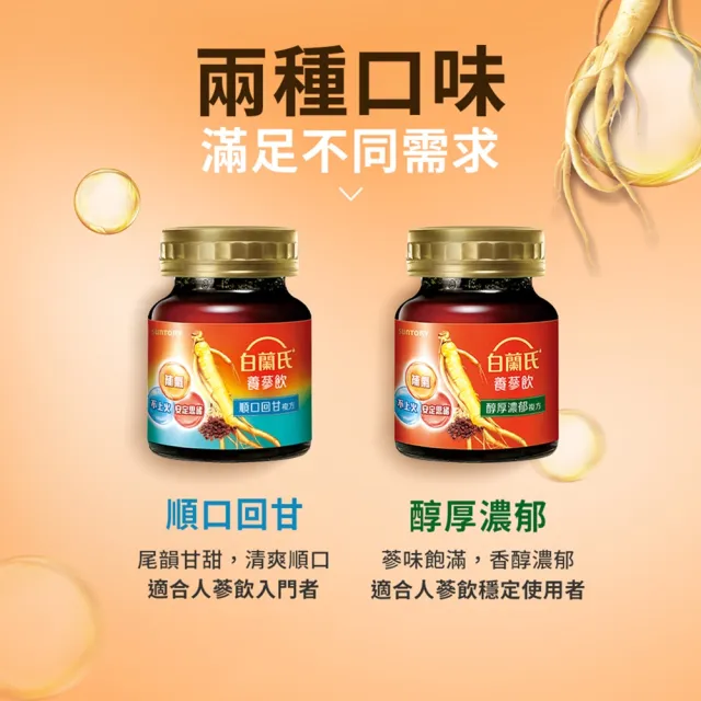 【白蘭氏】養蔘飲 順口回甘 60ml*6入*8盒 共48入▲ (植物性複方 補氣不上火)