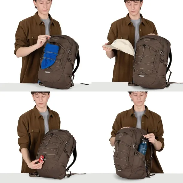 【Osprey】雙11 ☆26秋冬新款☆Quasar Driftshade 26L 特別版都會筆電後背包 Black｜上班通勤背包