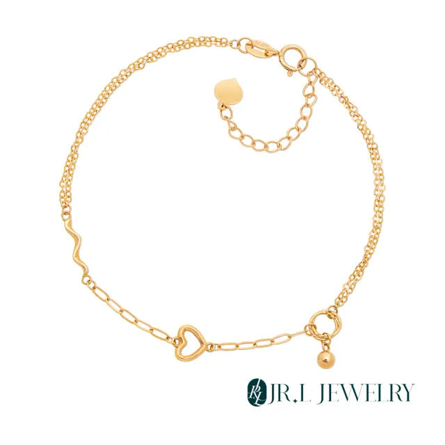 【JR.L JEWELRY】18K玫瑰金 專屬浪漫 K金手鍊