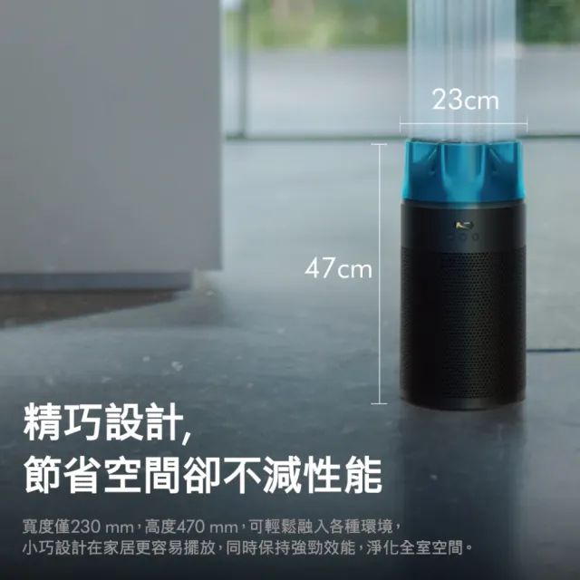 dyson 戴森】HJ10 HushJet 噴射氣流空氣清淨機(冰川藍色) - momo購物網