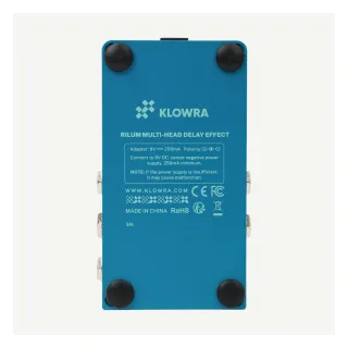 Klowra 電吉他效果器 Rilum Multi-Head Delay 延遲效果器 單顆效果器(原廠公司貨 商品保固有保障)